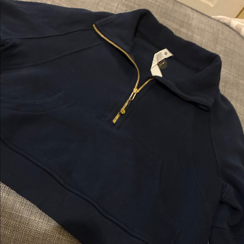 Lululemon Pullover with Gold Zipper
